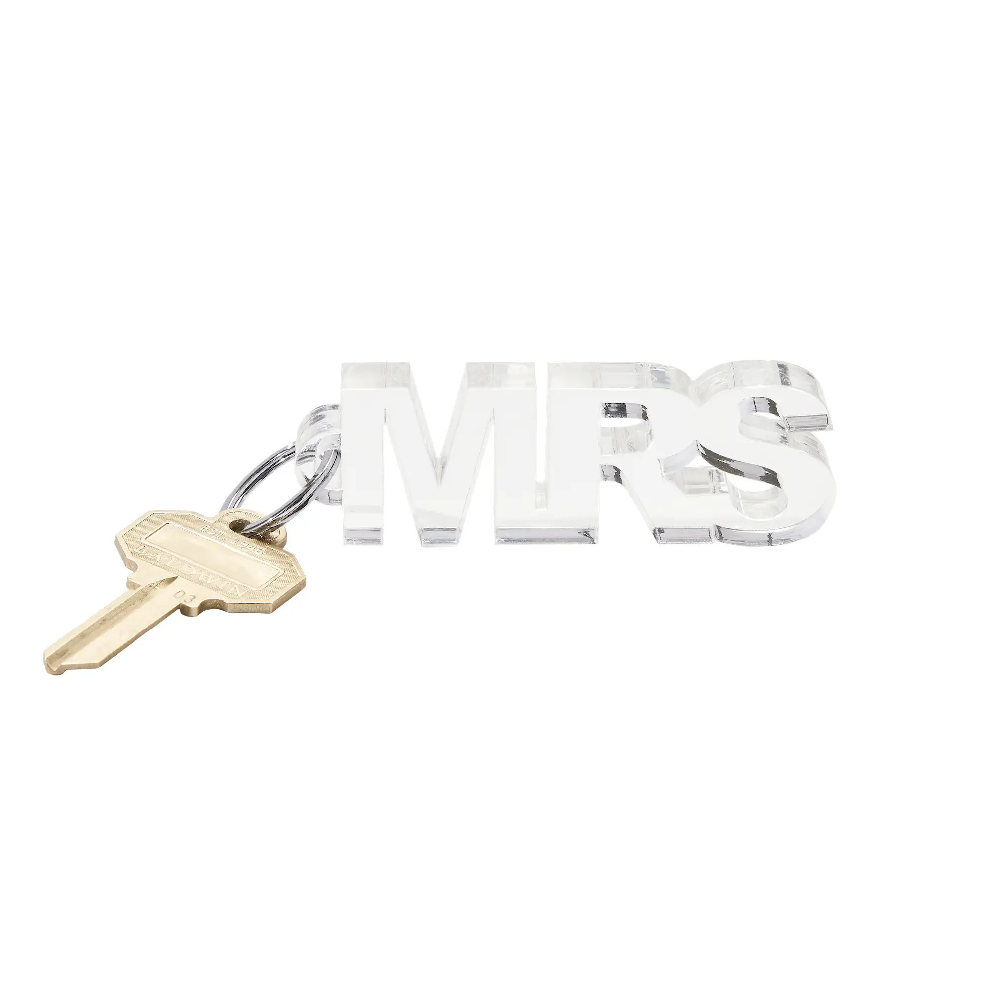OVENTURE Acrylic Keychain Bride-to-Be Charm - Durable & Lightweight Wedding Bag Charm for Bridal Showers & Bachelorette Parties