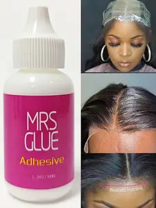 New Lace Wig Glue Adhesive, 38ML Waterproof Formula, Gentle Non-Irritating, Quick Dry, Hair Extension Glue, Suitable for All Types