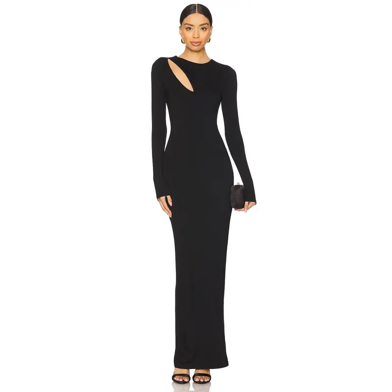 gold metallic tiered midi dress self portrait Gold Metallic Tie Neck Midi Dress – self-portrait