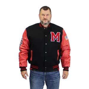US Marines Leather Varsity Jacket