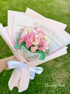 Crochet Hydrangea bouquet, 40 flowers, hand made, gift for teacher, mom, friends, home decoration, knitted flower, birthday gift