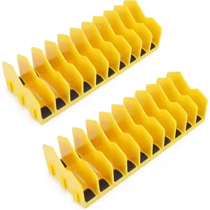 Pliers Organizer Rack, Pliers Cutters Organizer with Non-Slip Rubber Base, Keep Tools Organized in Drawers, 2 Pack, Extendable Design, Fit 3'H Drawers and More