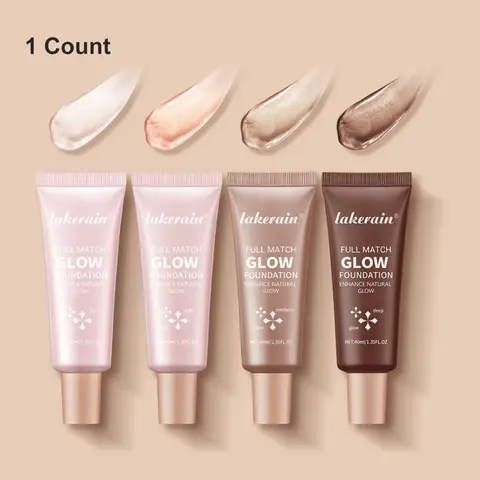 Long-Lasting Glow Foundation, Natural Glow Enhancer, Illuminating Foundation, Moisturizing, Hydrating & Brightening Luminous Foundation for All-Day Radiant Glow Coverage, Radiance, Skin Foundation, Cosmetic Foundation