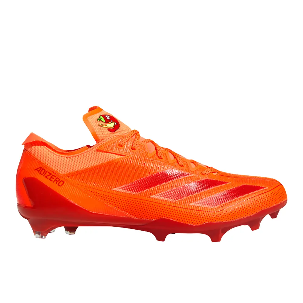adidas Mens Adizero Electric Snack Attack American Football Sneakers Shoes - Orange adidas Mens Adizero Electric Snack Attack American Football Sneakers Shoes - Orange