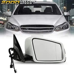 Right Mirror  Side Passenger Fit For Mercedes Coupe  E350 E400 E550 10-17 White