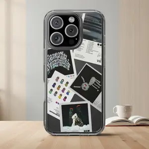 Suitable for iPhone 16 15 14 13 12 11 Pro Max Drake Album Cover and Track List Transparent Silicone Shockproof Phone Case