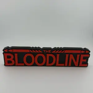 3D Printed Logo- WWE Raw(Netflix) Logo