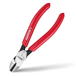 ARROW High Leverage Diagonal Cutting Pliers, Wire Cutters with Comfortable Grip, Side Cutters for Cutting Wires