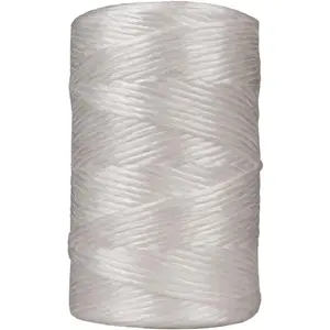 and  Polypropylene Twine -  for Outdoor, Gardening, Landscaping, and Shipping - 1000 ft Tube, White