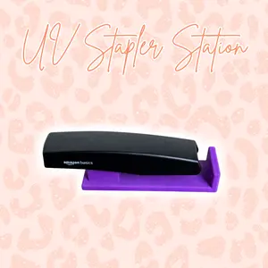 UV Stapler Station | Resin Stapler Holder | Glitter Stapler Tool | Crafting Station for Staplers