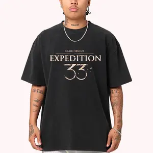 Expedition 33 Clair Obscur Inspired Graphic Tee With Cinematic Aesthetic HY3051