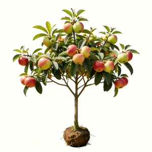 Apple tree seedlings, fruit tree seedlings, balcony garden potted plants