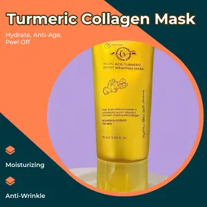 Wrapping Turmeric and Collagen Mask
