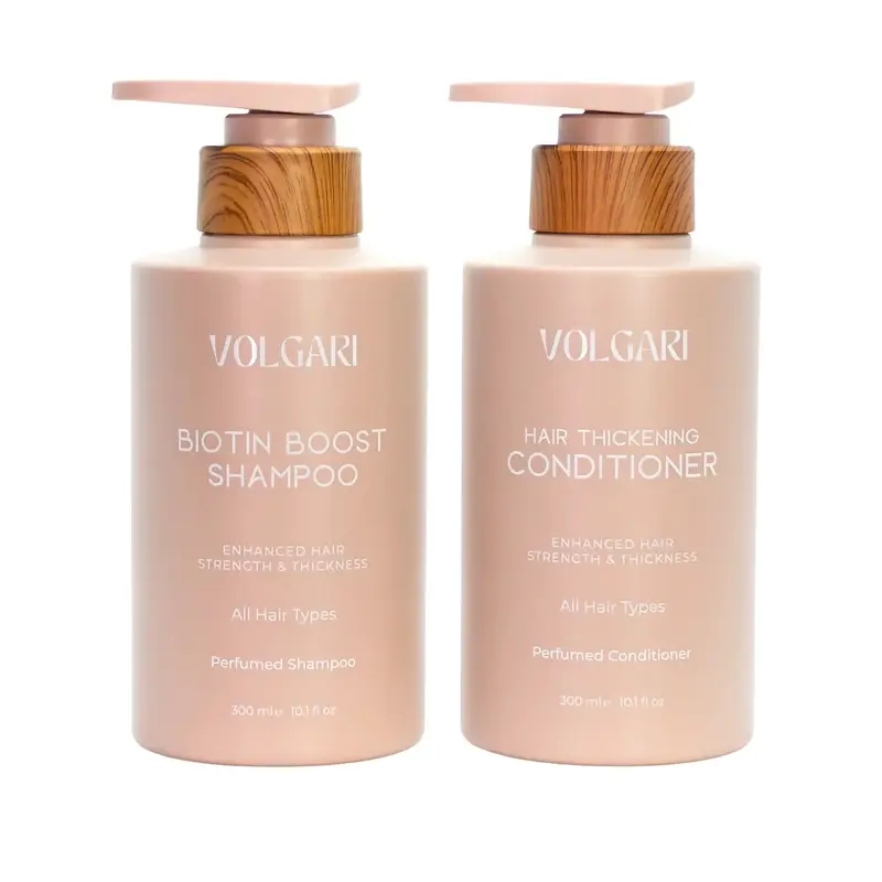 Volgari Scented Biotin Shampoo Conditioner Set – Promotes Hair Loss Protection & Thickening – Strengthens & Thickens for All Hair Types 20.2 Fl Oz