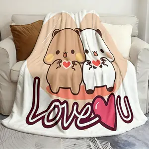 Adult blankets Bubu Dudu Exquisite Quilts Flannel warm blanket soft and comfortable blanket travel blanket birthday gift Soft Fluffy Blanket