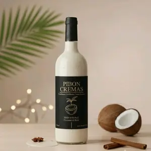 Pibon Cremas - Authentic Haitian Coconut Cremas (750ml Bottle)
