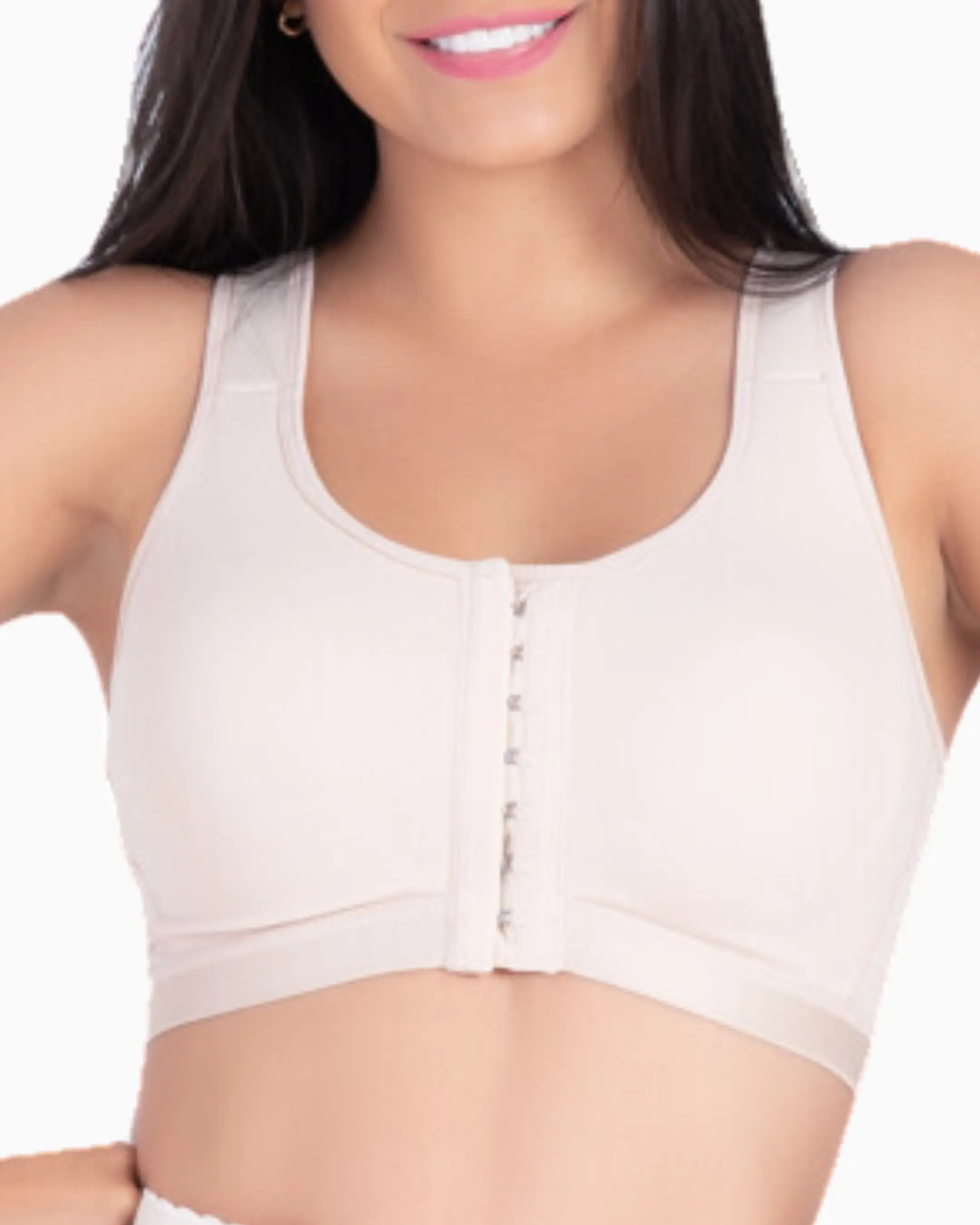 Colombian Full Support Brassier Thick Straps #313 Supportive Bra Wireless Compression Bras