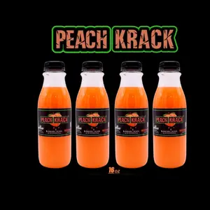 Peach Krack Juice 16oz Beverage 24pk