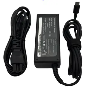 AC Adapter Laptop PowerSupply 65W USB-C Model: PD-67-65