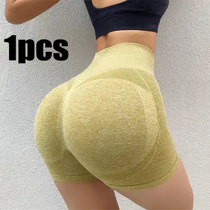 Single pack women’s seamless high-stretch sports yoga leggings, compression fit with fashionable color-block stripes, suitable for workouts and gym use.