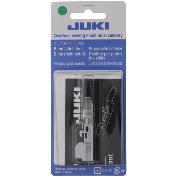 JUKI Blind Stitch Serger Presser Foot for MO Series A98106340A0A