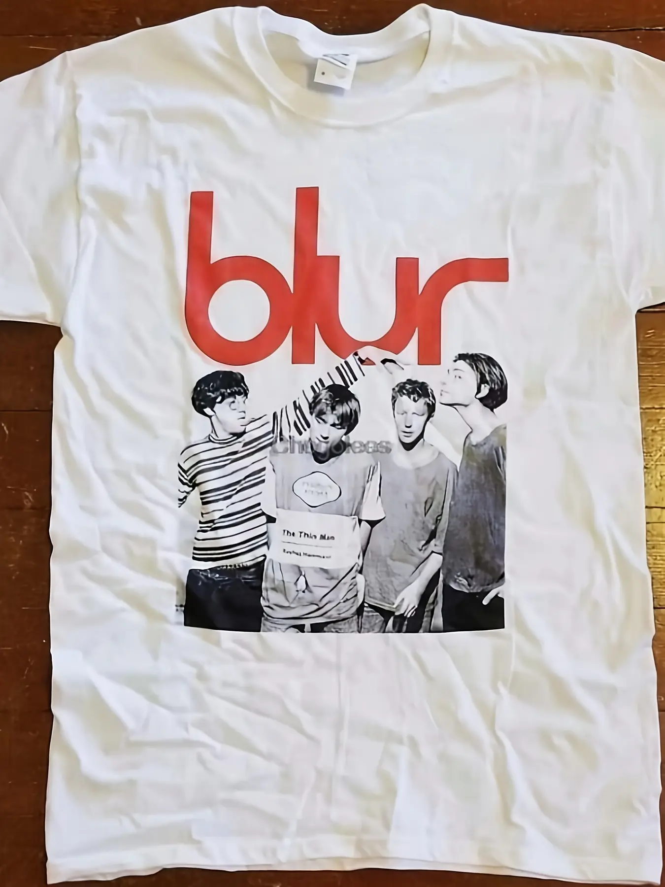 Men's & Women's Blur Vintage Britpop Band Unisex 100% Cotton T-Shirt, Soft, All Season Casual Streetwear Essential, All-Match All Season Style, Affordable Daily Wear & Perfect Christmas Gift for Fans And Friends - 220g