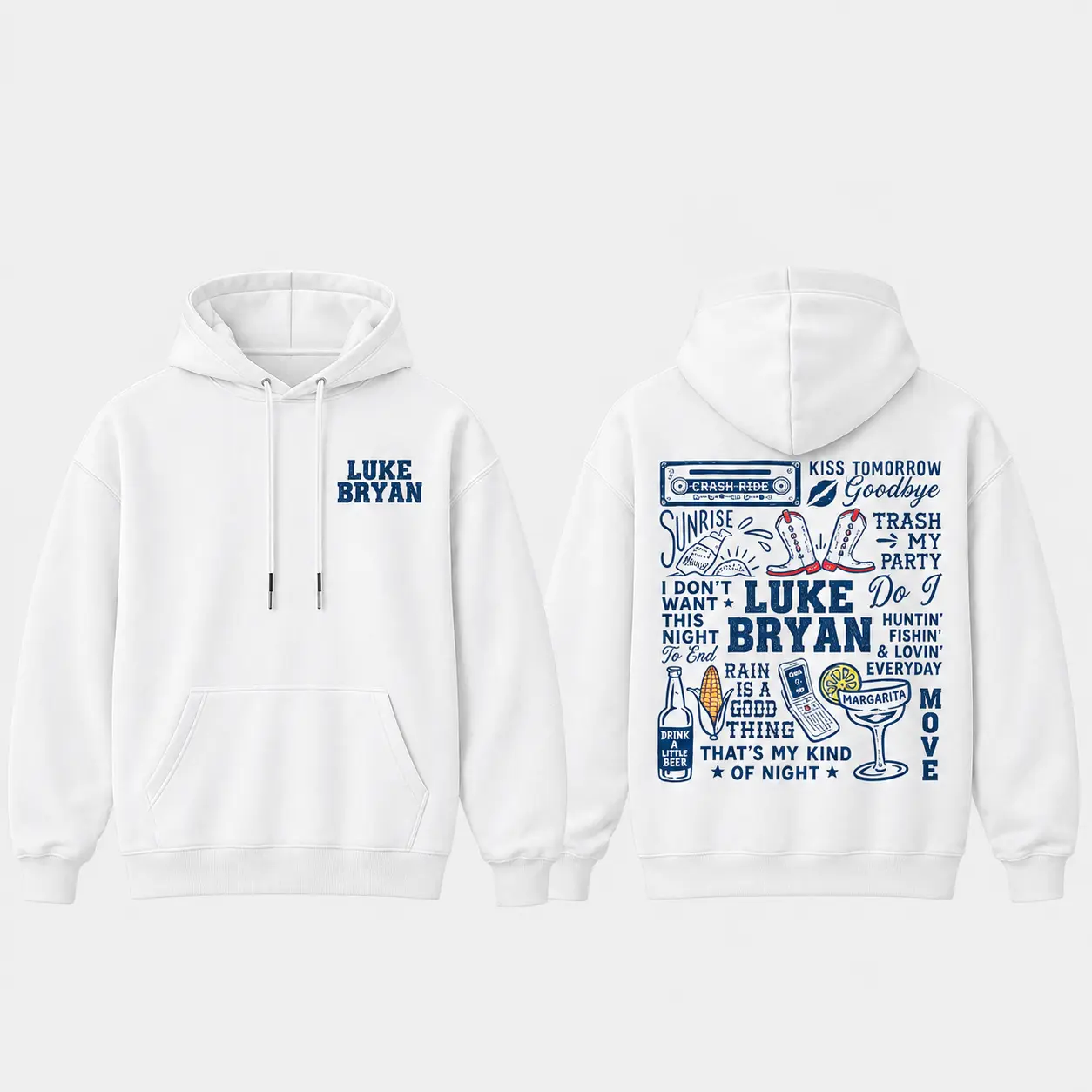 2-sided Luke Bryan Merch Word On The Street Tour 2026 Shirt Music Lovers Apparel HFN