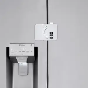 Refrigerator Lock Combination - Mini Fridge Lock - Lock for Refrigerator Door - No Drill Cabinet Combination Lock