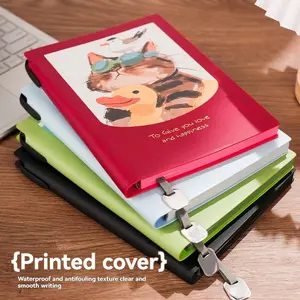 Cute Cat Illustration Notebook A5 Diary Book High Quality Student Notebooks, Adorable Kitten Design Journal for School and Daily Use