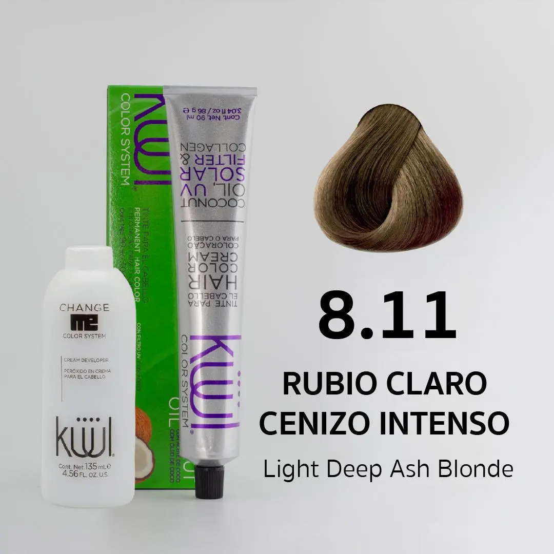 8.11	Light Deep Ash Blonde