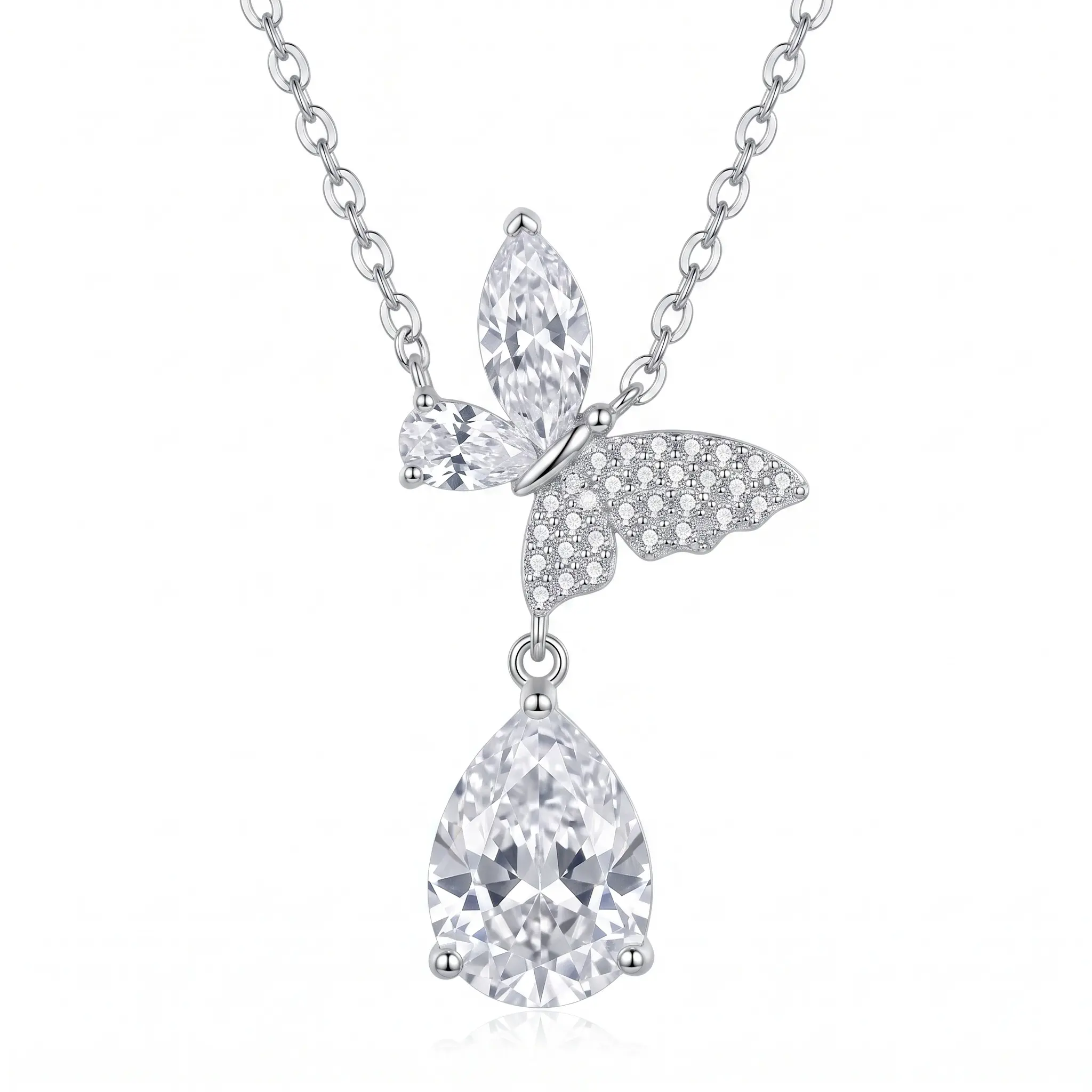 S925 Sterling Silver Sparkly AAAAA Cubic Zirconia Jewelry for Women, Hypoallergenic Anti-Tarnish Gift