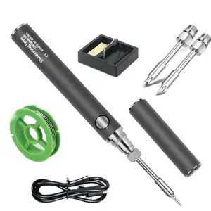 Wireless portable soldering iron for manual rope weaving, wire burning, and household repairs, small soldering iron