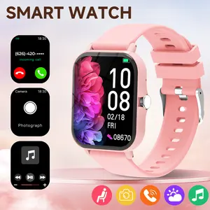 Smart watch, wireless talking/dialing, multi-sport mode, message notifications, call reminder and rejection, wearable multi-functional smartwatch with high-definition touchscreen ,Outdoor Sports,Suitable for men and women.