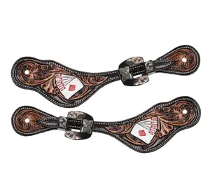 Ladie's Diamond Flush Spur Strap