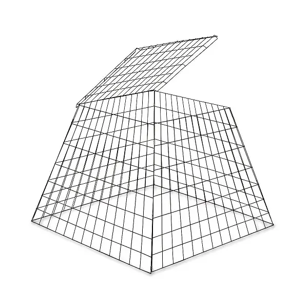 four pack Chicken Cage Collapsible 30 in. H and 30 in. at the widest point at the base