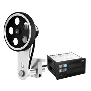 110V US Plug Meter Counter 3 Modes Feet/Inch/Meter/Yard 0-999999m for Paper Printing Textile Wire Pipe