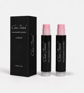 Organic Hydrating Tinted Lip Balm Multi-Pack - Aroma-Infused, Lightweight, Nourishing, with Natural Pink Tint, Essential Oils