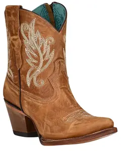 Corral Women's Women'S Embroidered Western Fashion Booties Snip Toe - A4218