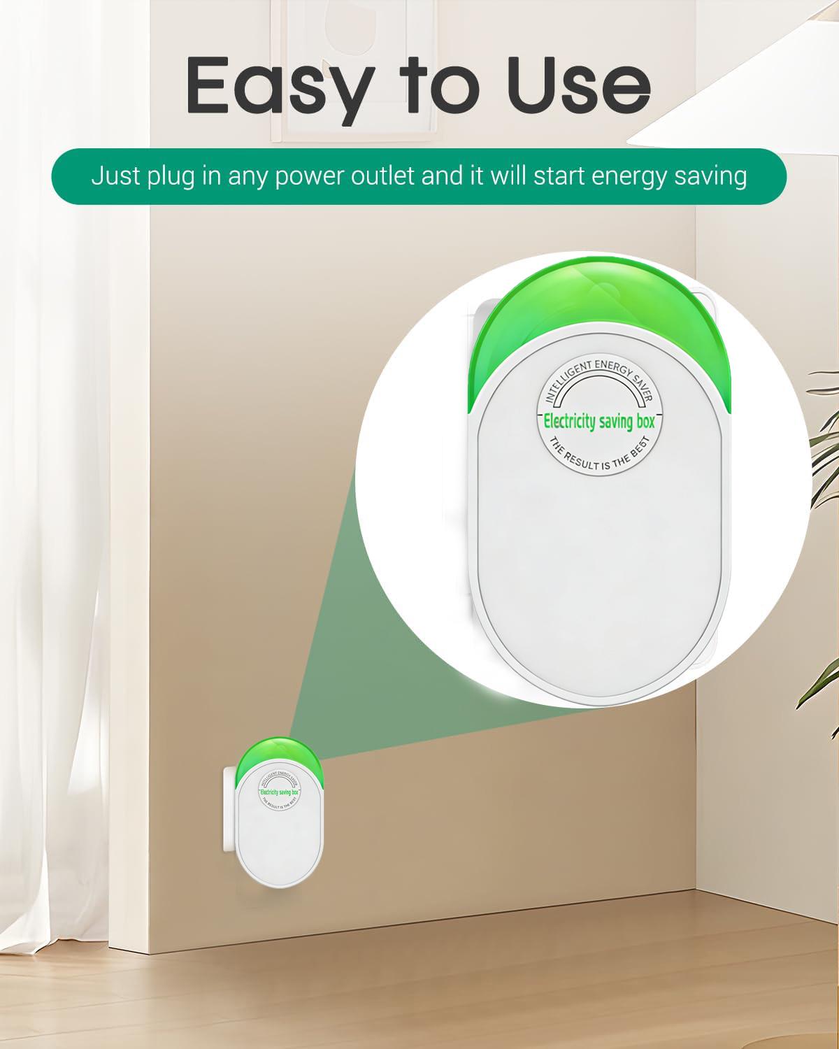 Power Plug Pro Energy Saver 2/4 Pack, Stopwatt Smart Plug Power Saver Device, 90V-250V for Home & Office