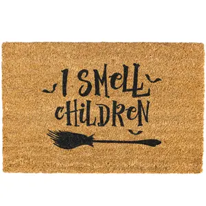 I Smell Children doormat, Welcome Mat, Funny Door mat, Fall Doormat, Fall Decor, Halloween Decoration