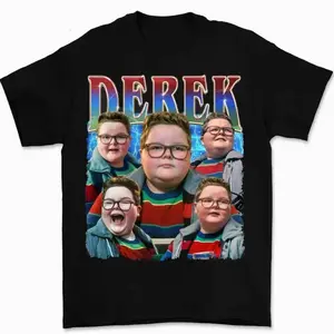 Derek Shirt Stranger Graphic Tee Delightful Derek Character Unisex J