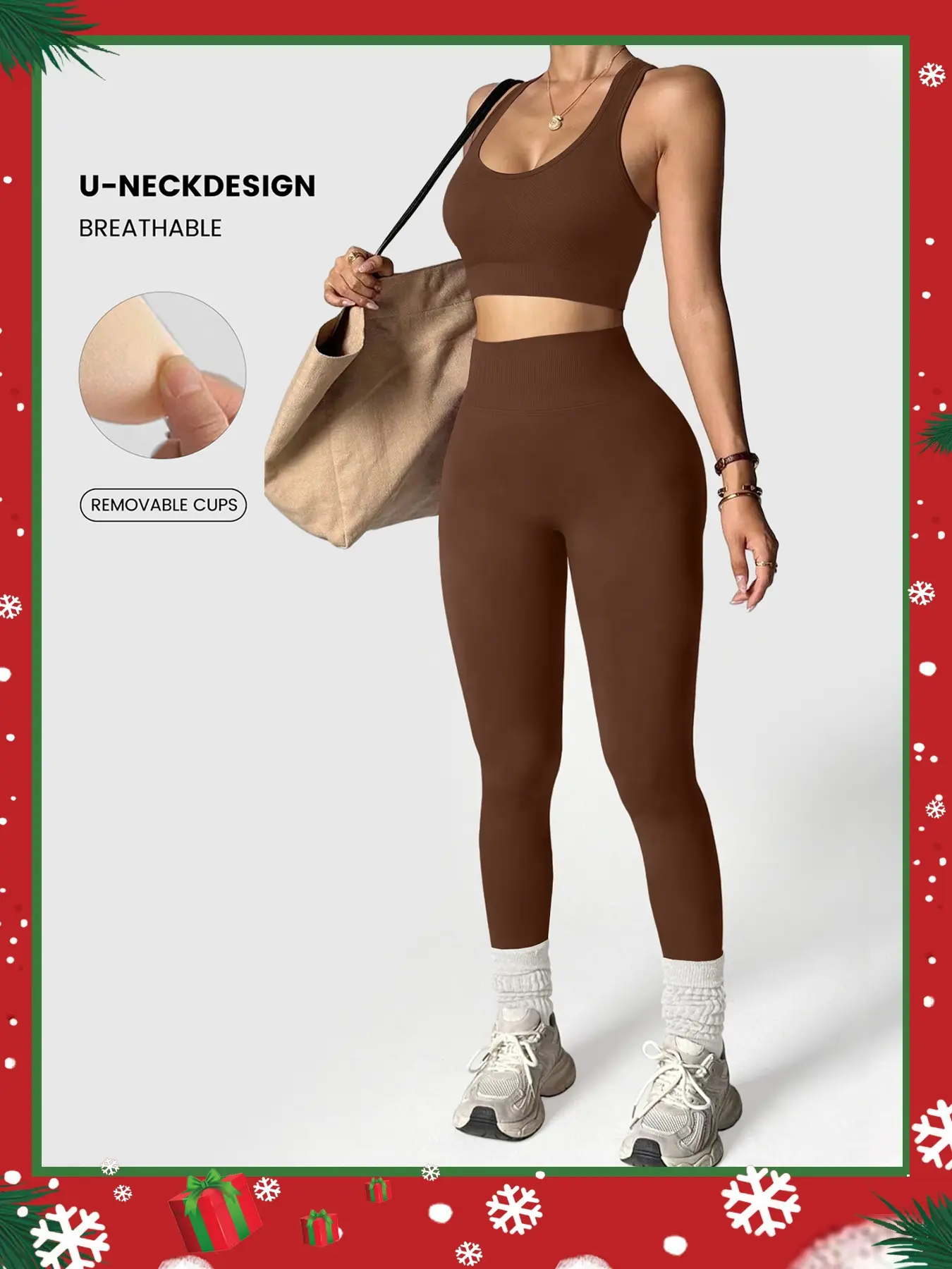Women's Two-Piece Gym Stretchable Activewear, Gym Clothes Workout, Athletic Activewear, Athleisure Wear Set, Athletic Workout Set, Tank Top & High-Waisted Tight Pants, Ideal for Gyms and Yoga, Sportswear All Seasons, Pilates Outfits