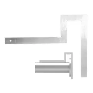 Galvanized Steel Flange Angle Square 300*300mm, Professional Precision Measuring Tool for Pipefitters, Ideal for Piping Construction, Checking Flange & Pipe Assembly Right Angles