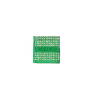 JUNA Check Towels, Green/Sand