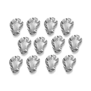 12pk Stainless Steel Oyster Shells - Outset: Dishwasher-Safe, Grill Cookware, No Assembly Required