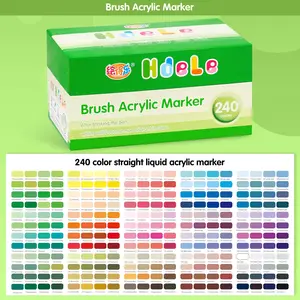 Guangna New Upgraded Acrylic Paint Markers, Solid Ink, Smooth Application, Comprehensive Colors, Ideal for Handicrafts and Art Supplies