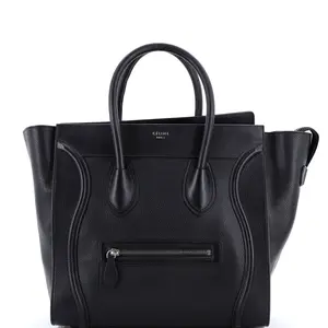 Pre-owned Celine Leather Tote Bags REBAG Luggage Bag Grainy Mini by Rebag