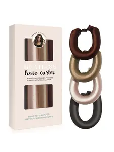 Satin No-Heat Curling Wand - Overnight No-Heat Curler, Soft Curler, Women's No-Heat Curler