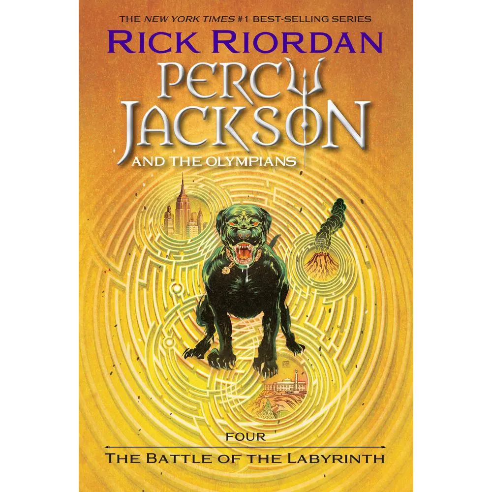 USED Book - Percy Jackson and the Olympians, Book Four: The Battle of the Labyrinth by Riordan, Rick (Paperback) - english