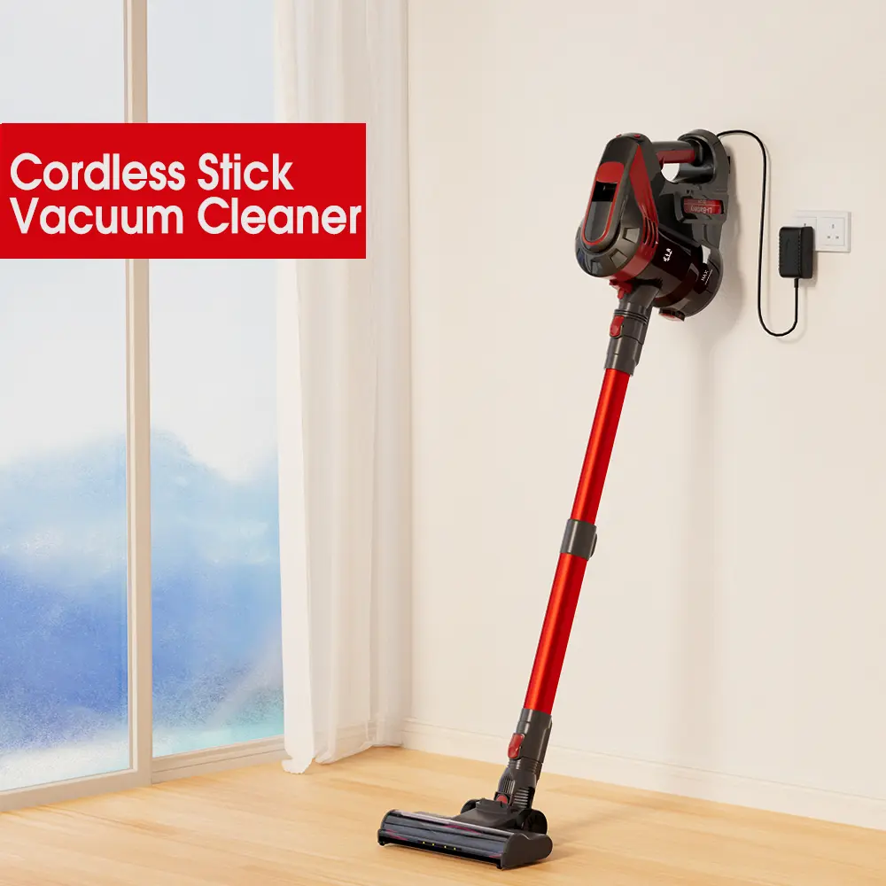 Areyourshop Ultra-Light Cordless Stick Vacuum Cleaner - 25Kpa Suction Bagless Vacuum for Home Floors/Carpet, Washable Filter, 2 Modes, Detachable Battery, Pet Hair Removal, Cordless Stick Vacuum Cleaners For Home, Bagless Vacuums